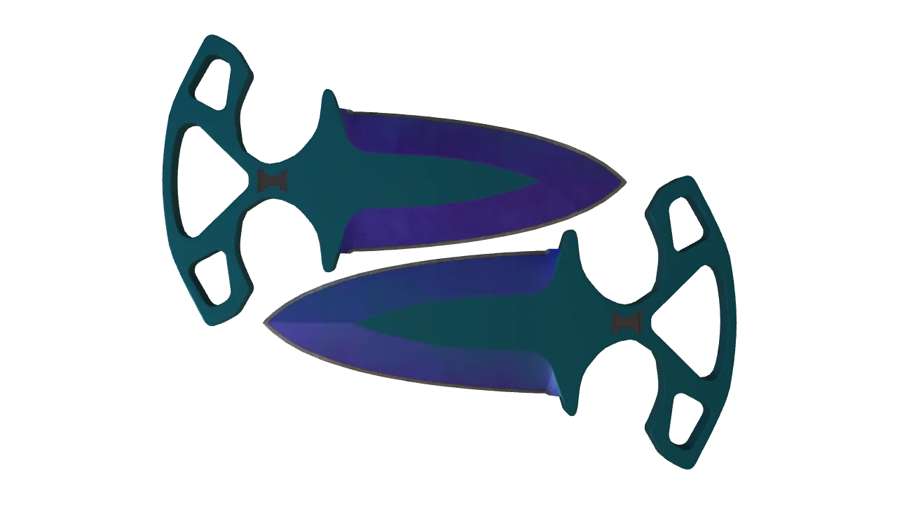 Shadow Daggers | Doppler (Sapphire) seed #391, front