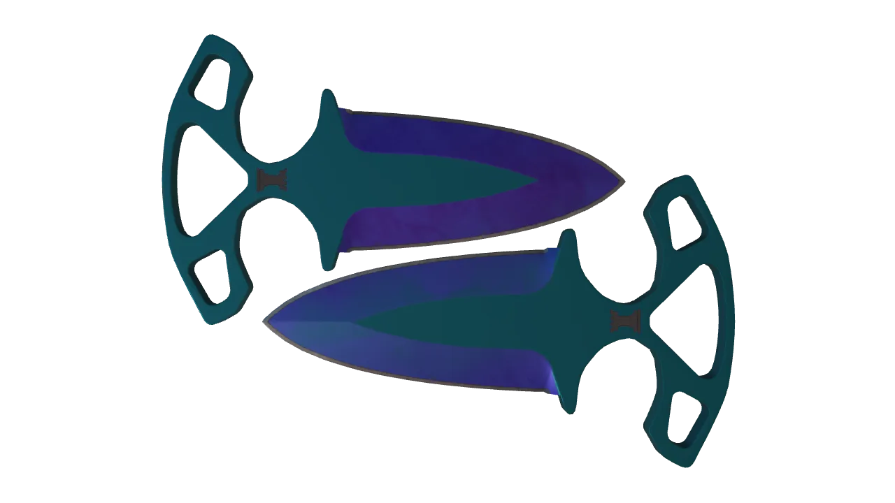 Shadow Daggers | Doppler (Sapphire) seed #396, front