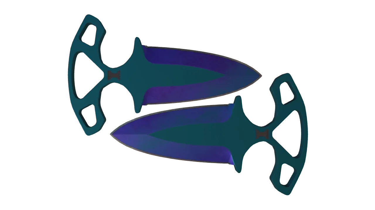 Shadow Daggers | Doppler (Sapphire) seed #401, front