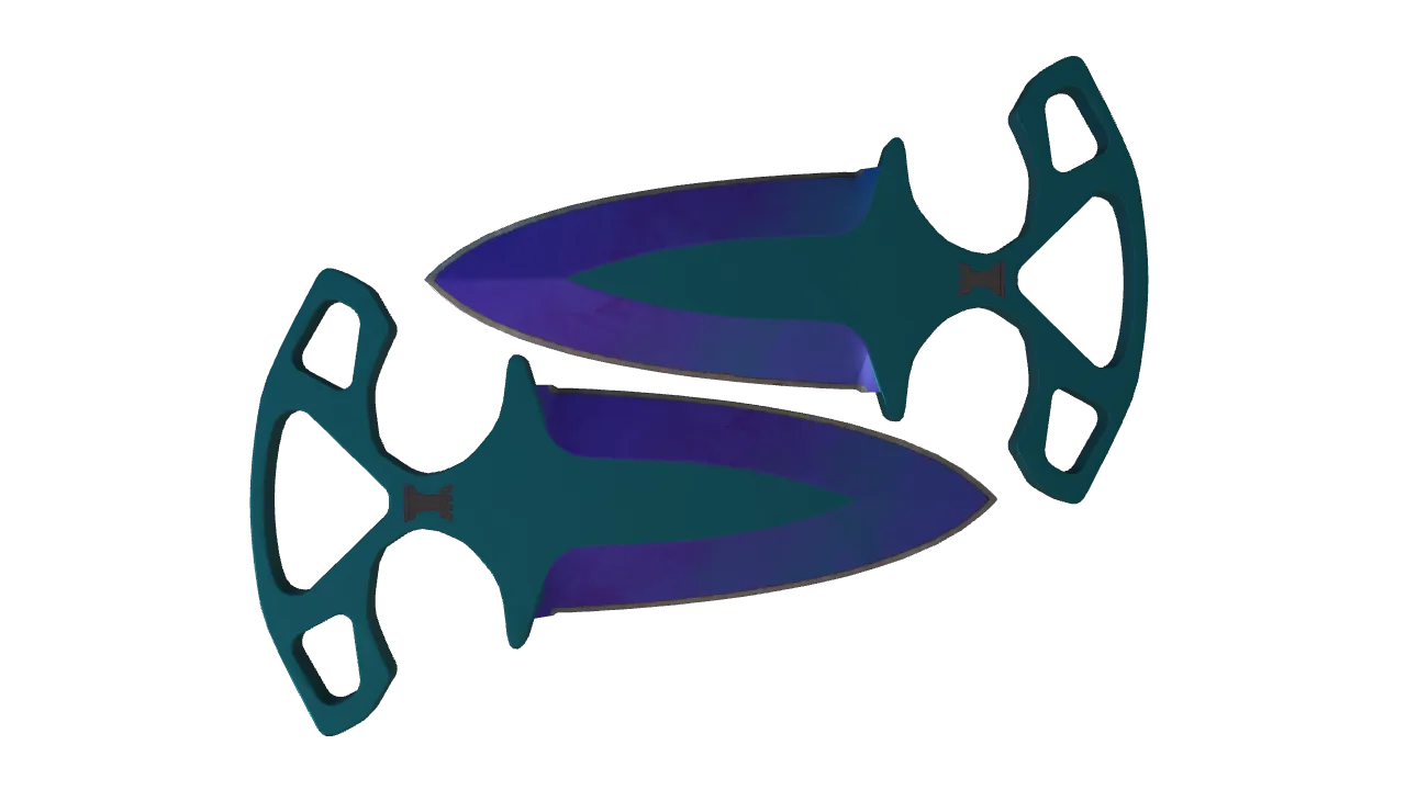 Shadow Daggers | Doppler (Sapphire) seed #419, back