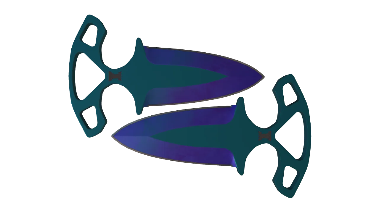 Shadow Daggers | Doppler (Sapphire) seed #419, front