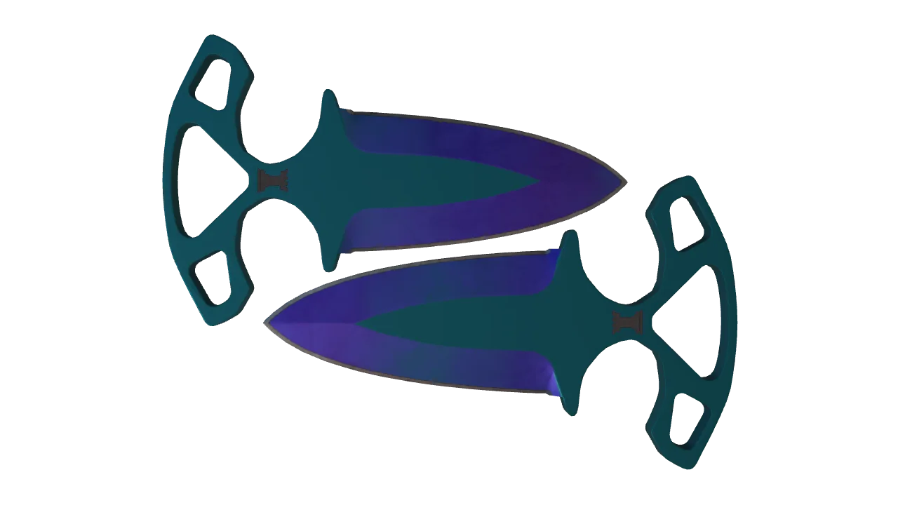 Shadow Daggers | Doppler (Sapphire) seed #421, front