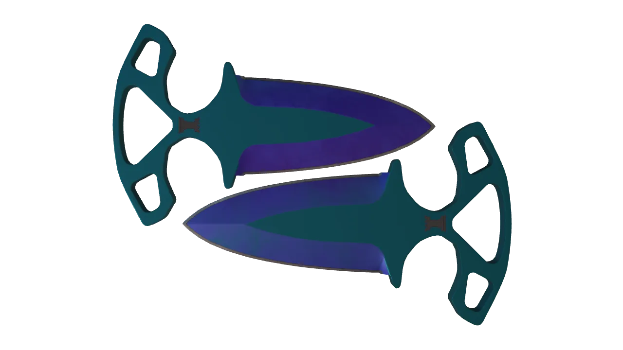 Shadow Daggers | Doppler (Sapphire) seed #422, front