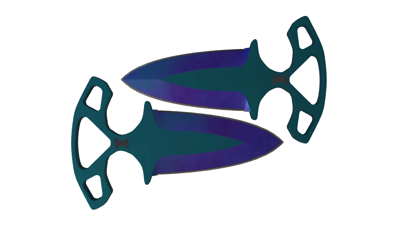 Shadow Daggers | Doppler (Sapphire) seed #440, back