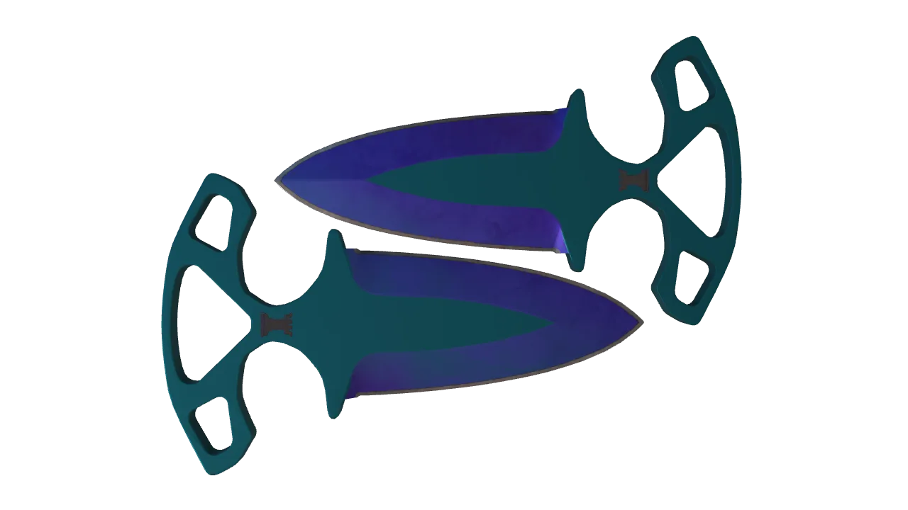 Shadow Daggers | Doppler (Sapphire) seed #454, back
