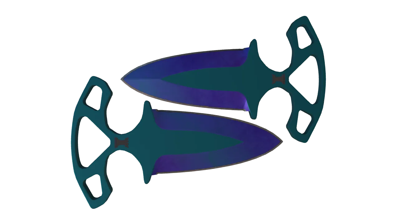 Shadow Daggers | Doppler (Sapphire) seed #459, back