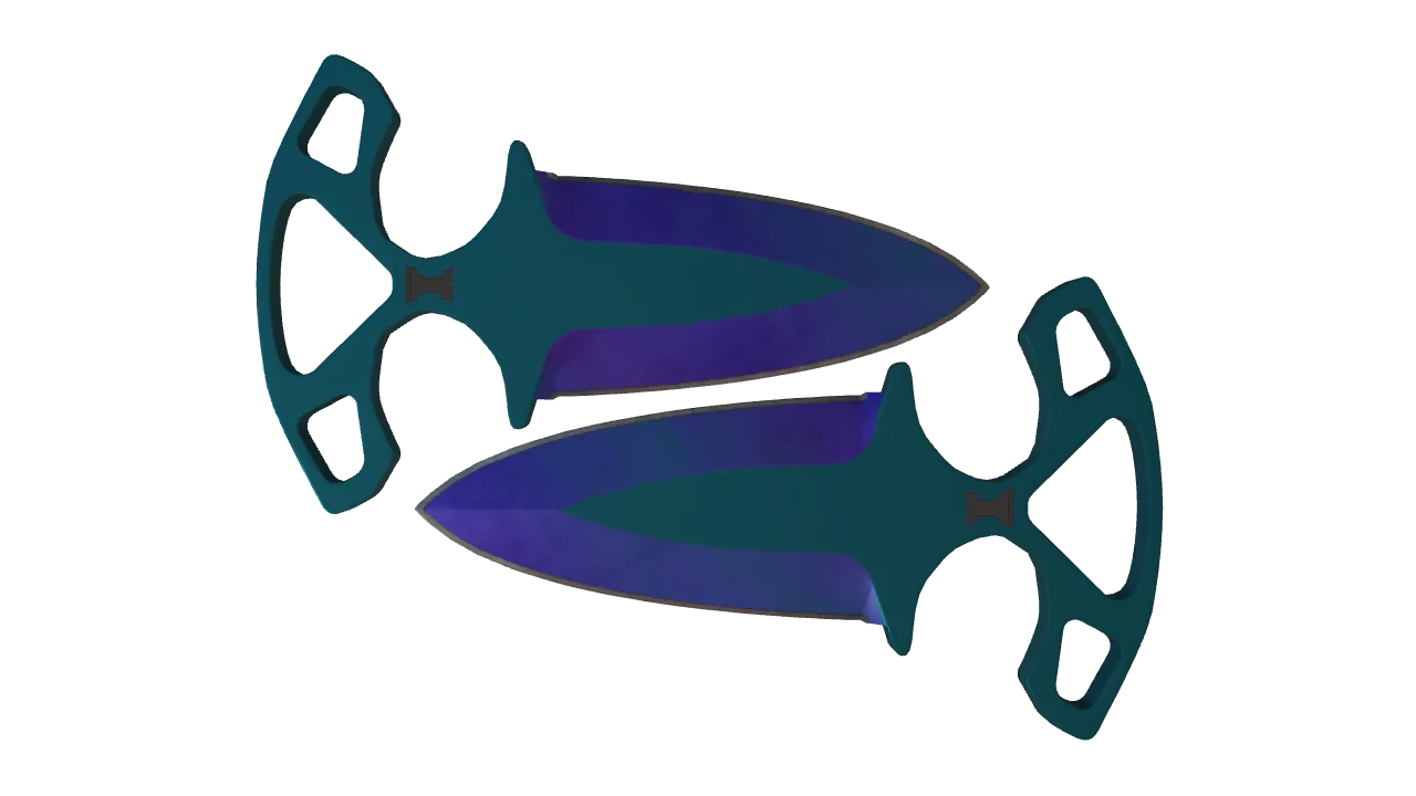 Shadow Daggers | Doppler (Sapphire) seed #459, front