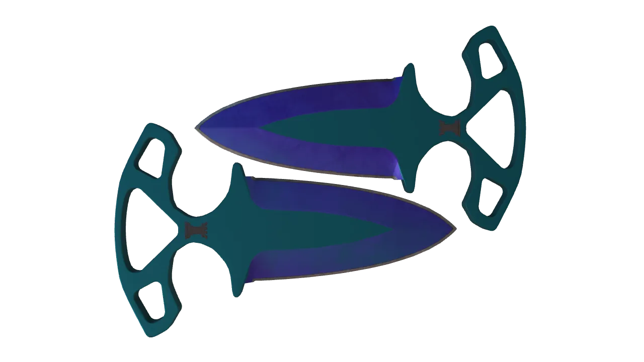 Shadow Daggers | Doppler (Sapphire) seed #471, back