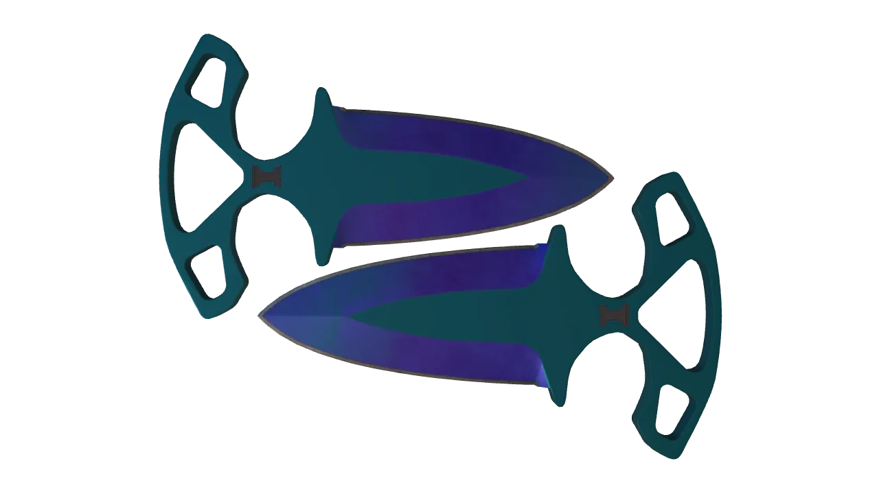 Shadow Daggers | Doppler (Sapphire) seed #480, front
