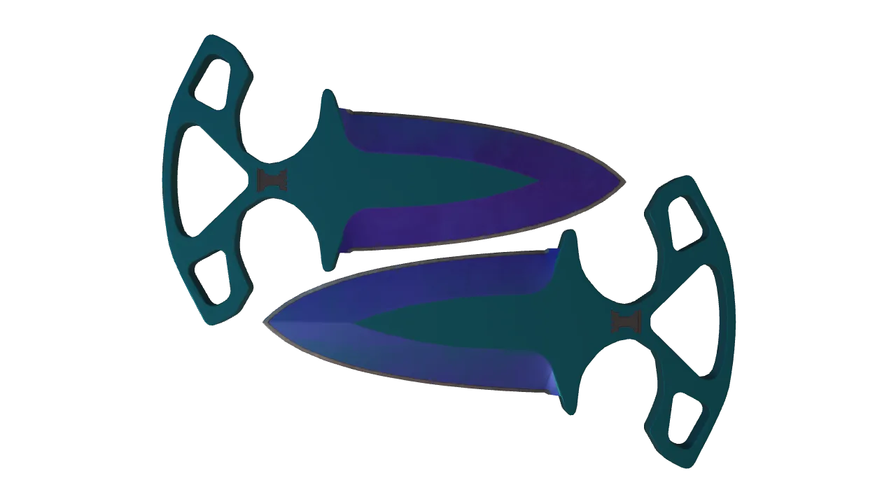 Shadow Daggers | Doppler (Sapphire) seed #509, front