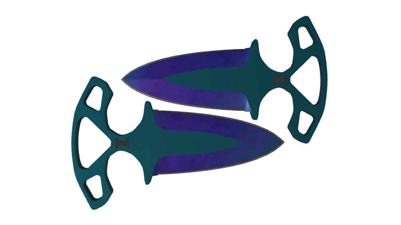 Shadow Daggers | Doppler (Sapphire) seed #513, back