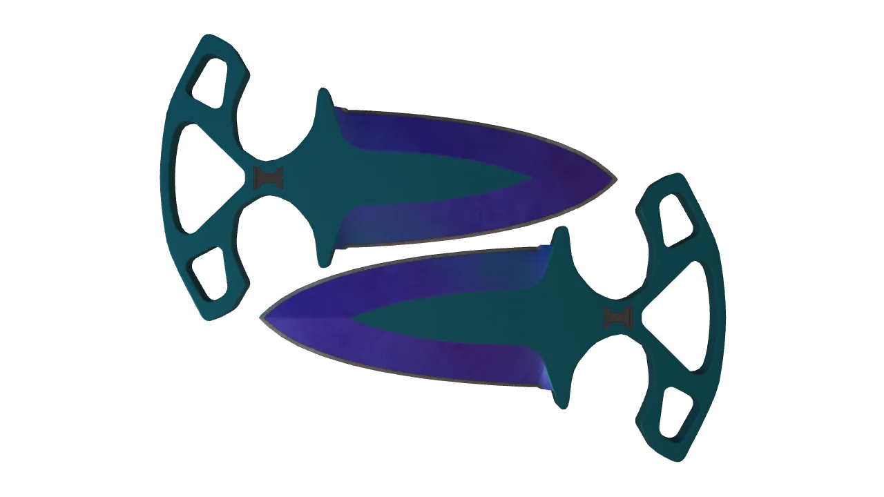 Shadow Daggers | Doppler (Sapphire) seed #548, front