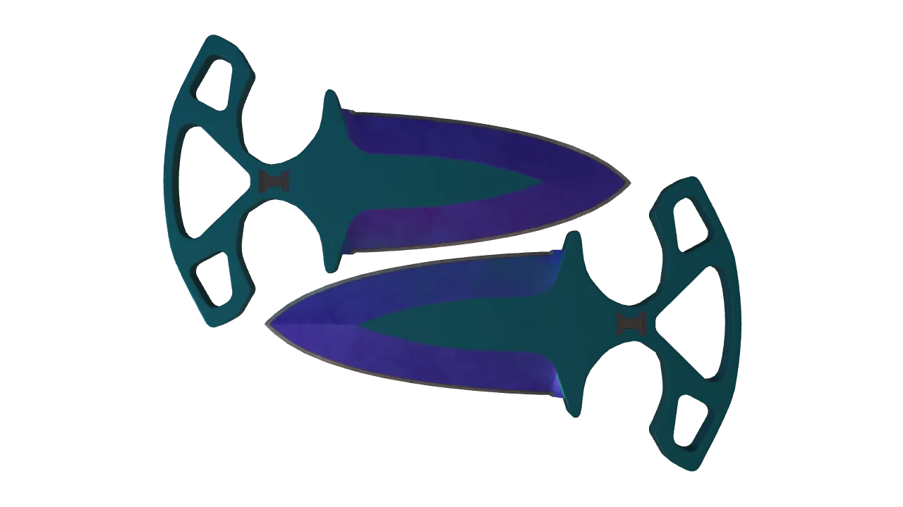 Shadow Daggers | Doppler (Sapphire) seed #578, front