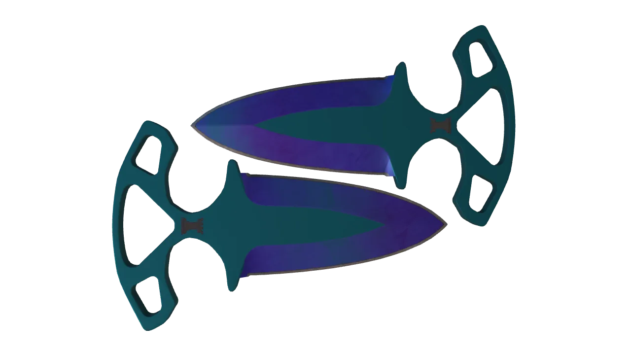 Shadow Daggers | Doppler (Sapphire) seed #584, back