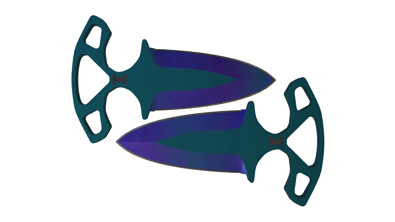 Shadow Daggers | Doppler (Sapphire) seed #584, front