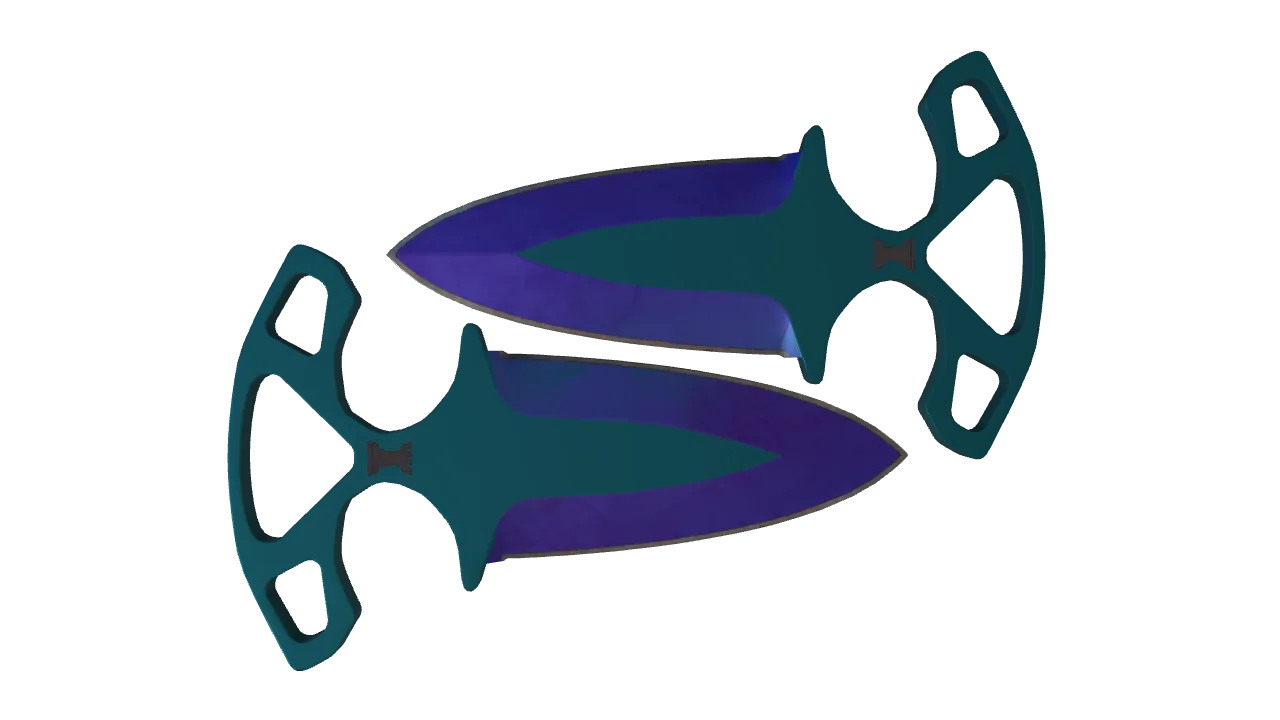 Shadow Daggers | Doppler (Sapphire) seed #599, back