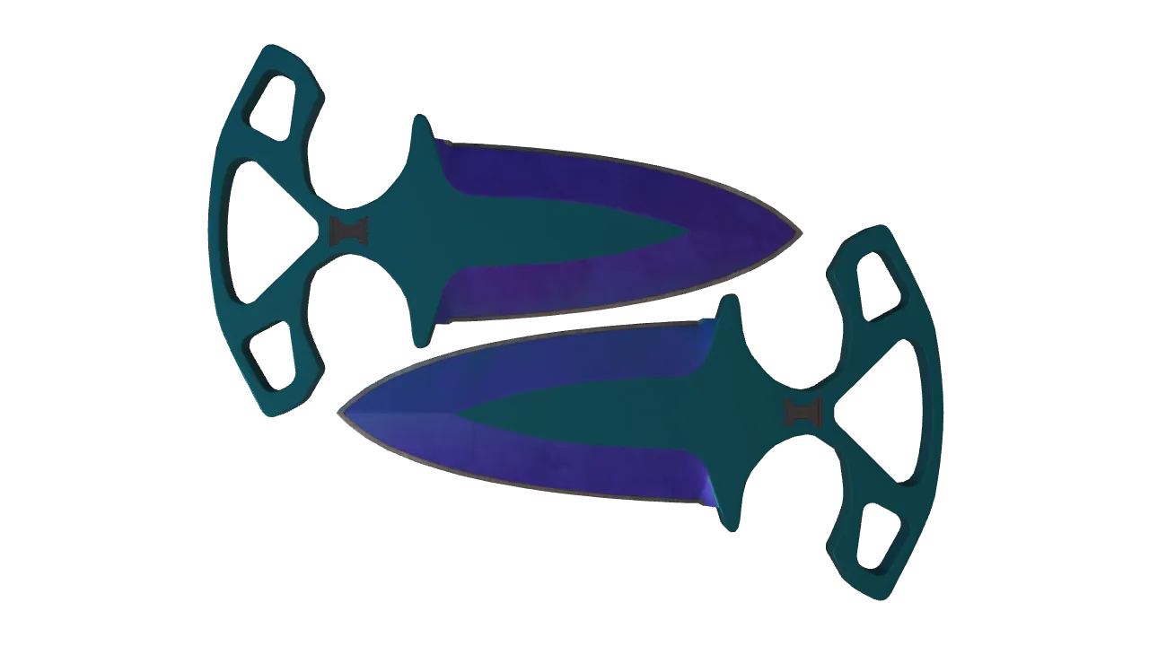Shadow Daggers | Doppler (Sapphire) seed #601, front