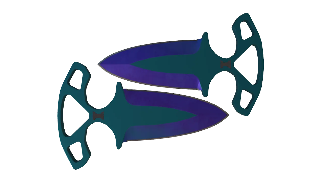 Shadow Daggers | Doppler (Sapphire) seed #615, back