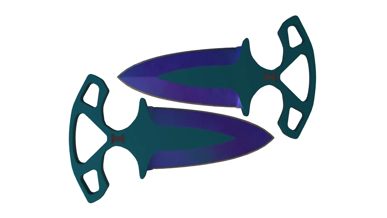 Shadow Daggers | Doppler (Sapphire) seed #619, back