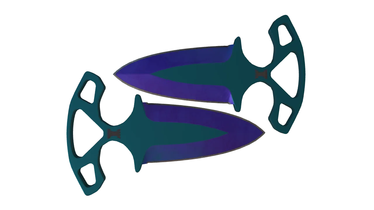 Shadow Daggers | Doppler (Sapphire) seed #620, back