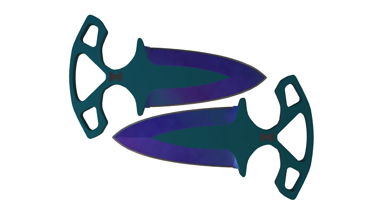 Shadow Daggers | Doppler (Sapphire) seed #626, front
