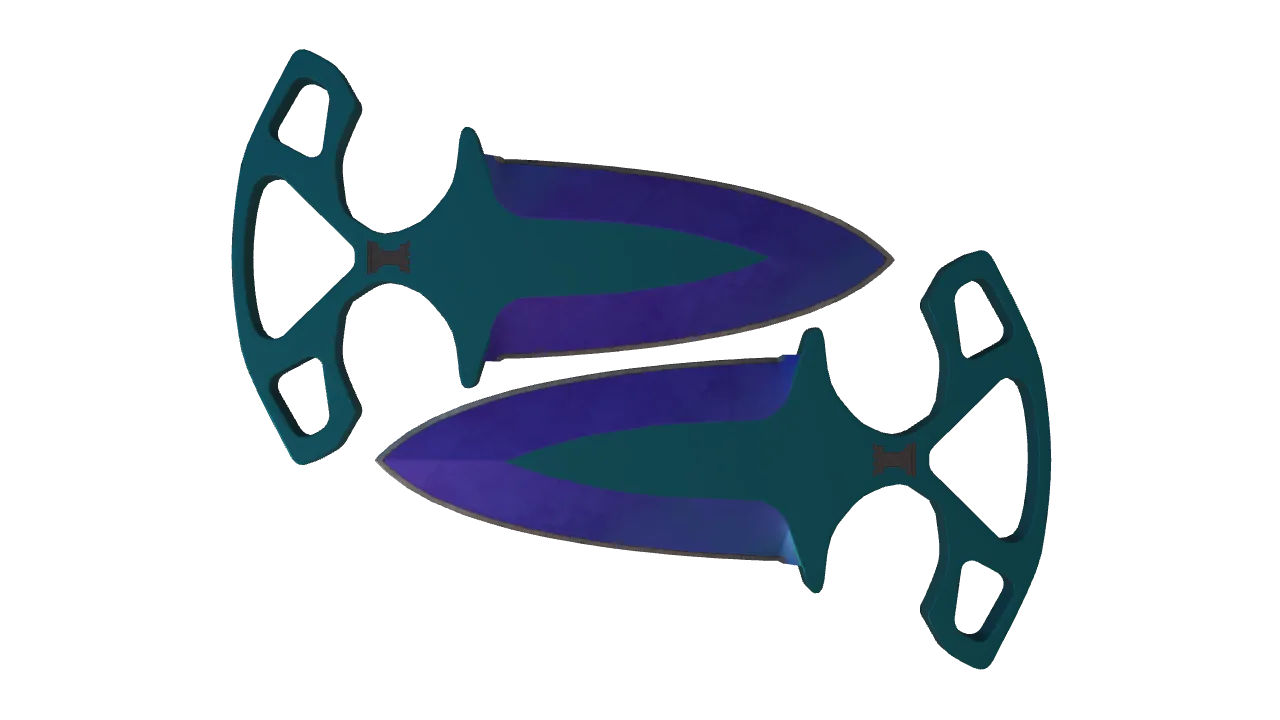 Shadow Daggers | Doppler (Sapphire) seed #638, front