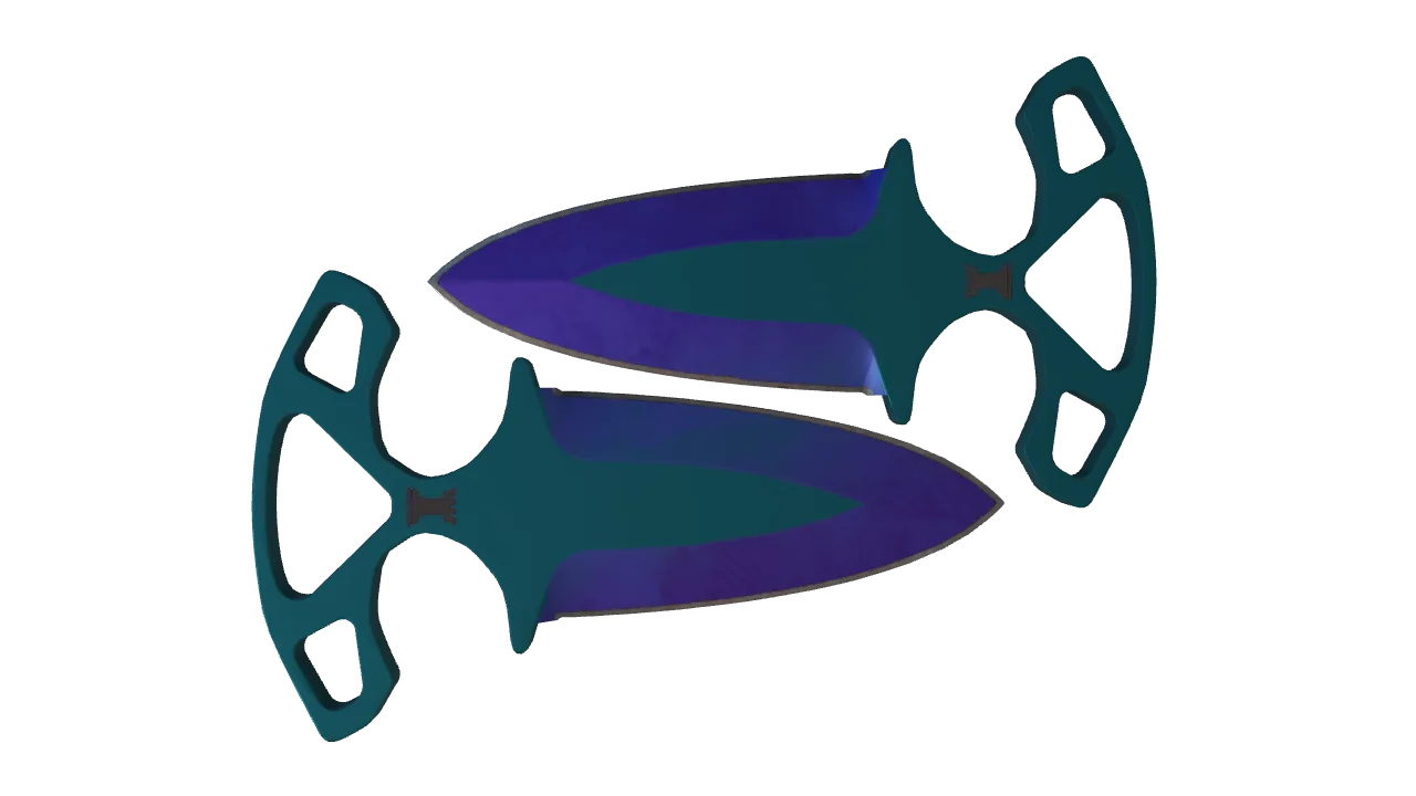 Shadow Daggers | Doppler (Sapphire) seed #639, back