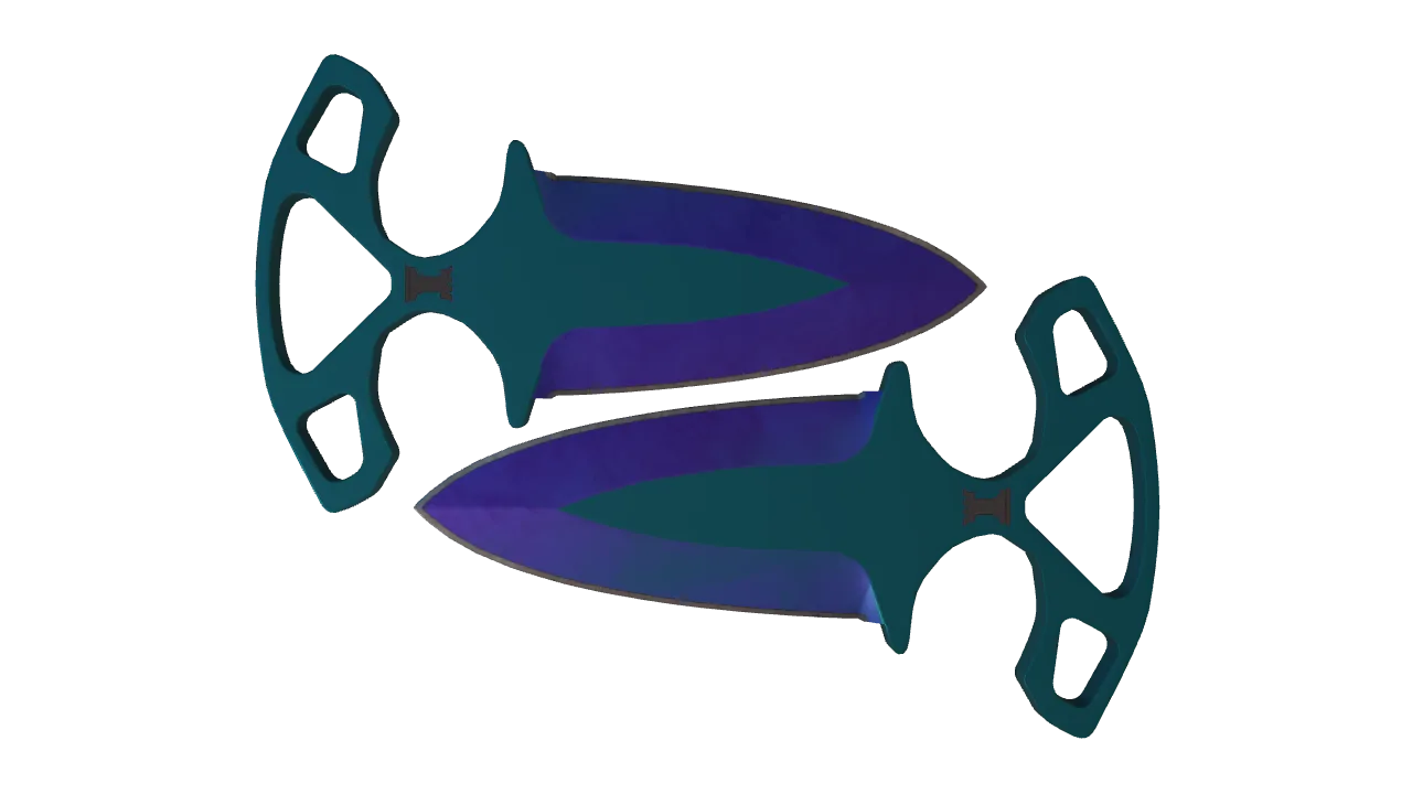 Shadow Daggers | Doppler (Sapphire) seed #639, front