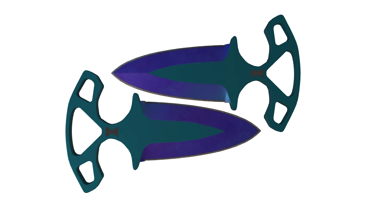 Shadow Daggers | Doppler (Sapphire) seed #64, back