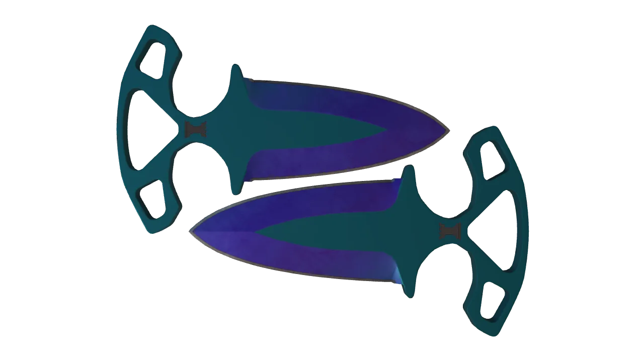 Shadow Daggers | Doppler (Sapphire) seed #64, front