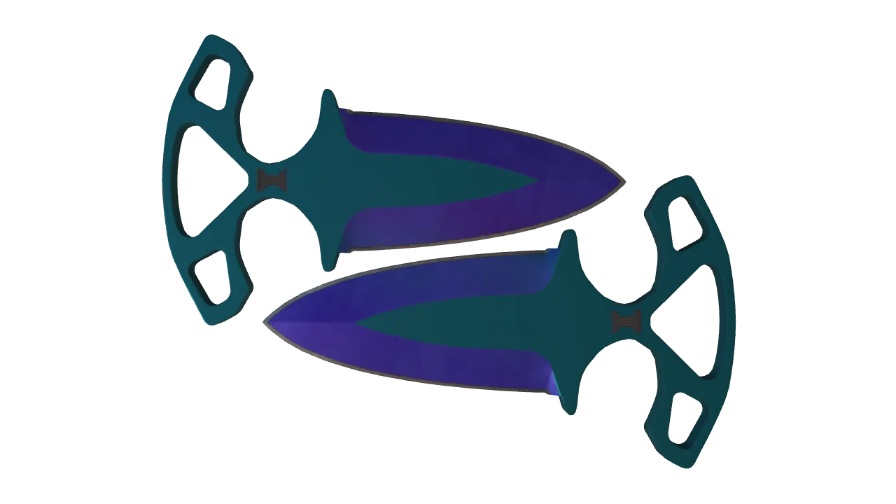 Shadow Daggers | Doppler (Sapphire) seed #653, front