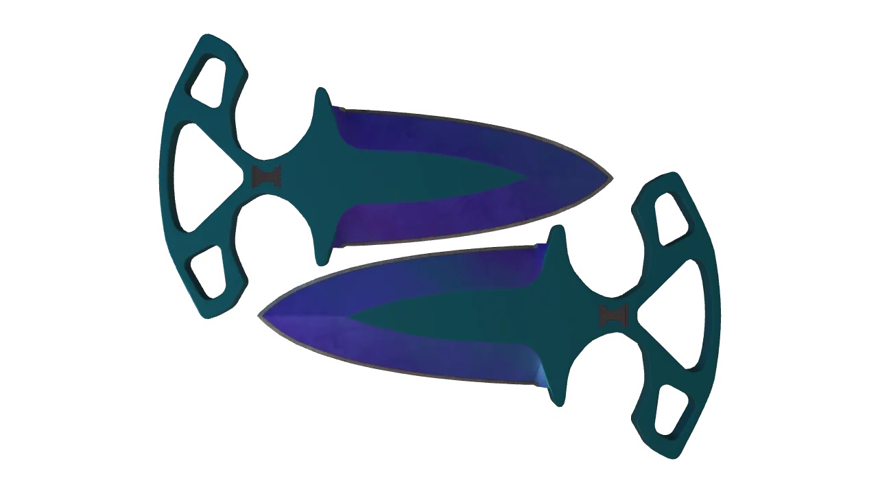 Shadow Daggers | Doppler (Sapphire) seed #655, front