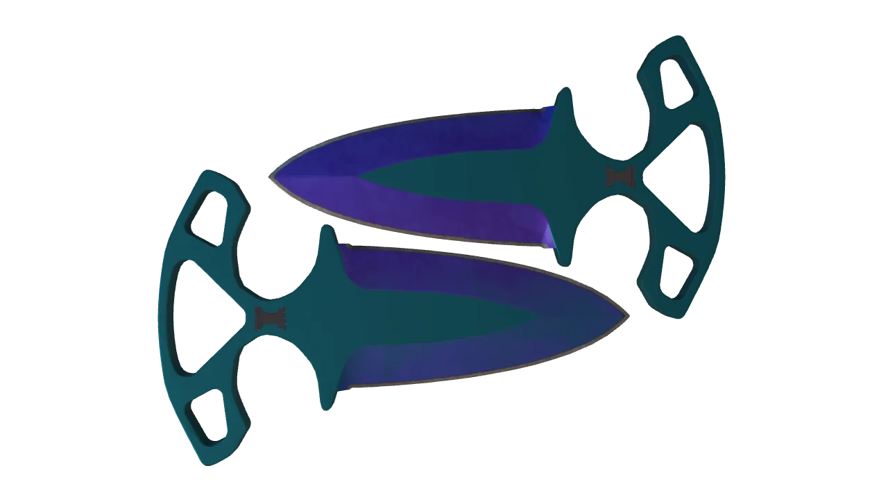 Shadow Daggers | Doppler (Sapphire) seed #669, back