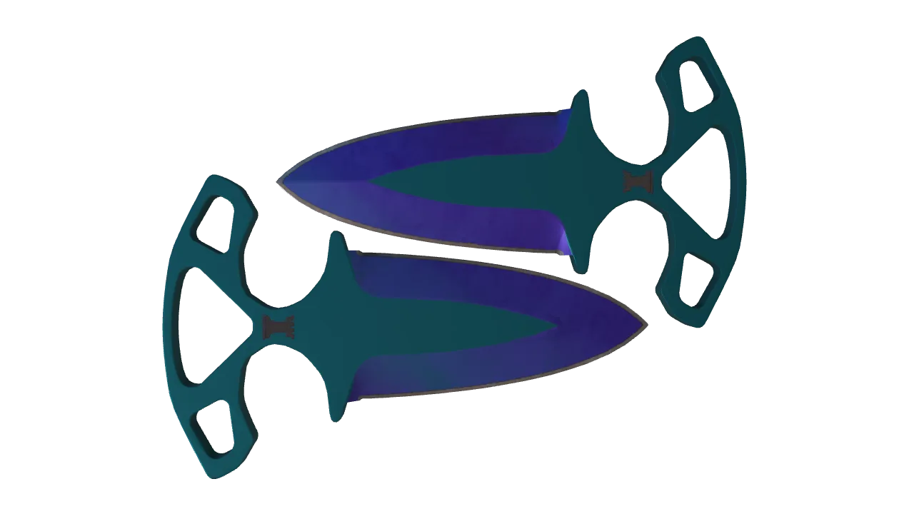 Shadow Daggers | Doppler (Sapphire) seed #68, back