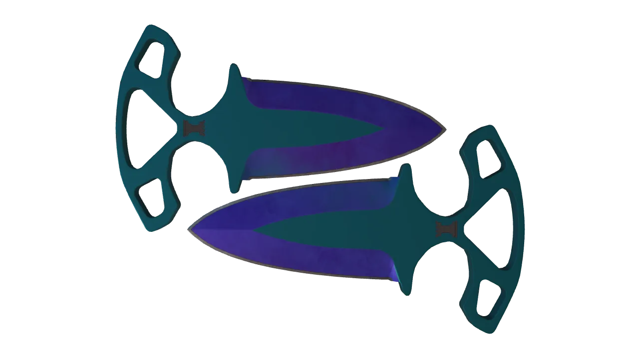 Shadow Daggers | Doppler (Sapphire) seed #683, front
