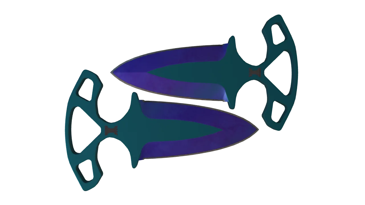Shadow Daggers | Doppler (Sapphire) seed #694, back