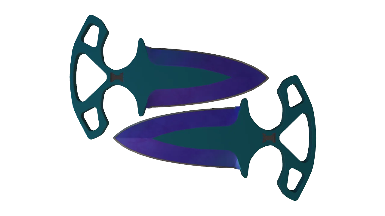 Shadow Daggers | Doppler (Sapphire) seed #694, front