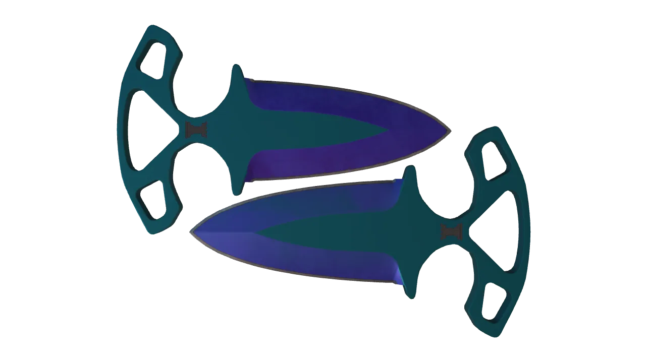 Shadow Daggers | Doppler (Sapphire) seed #701, front