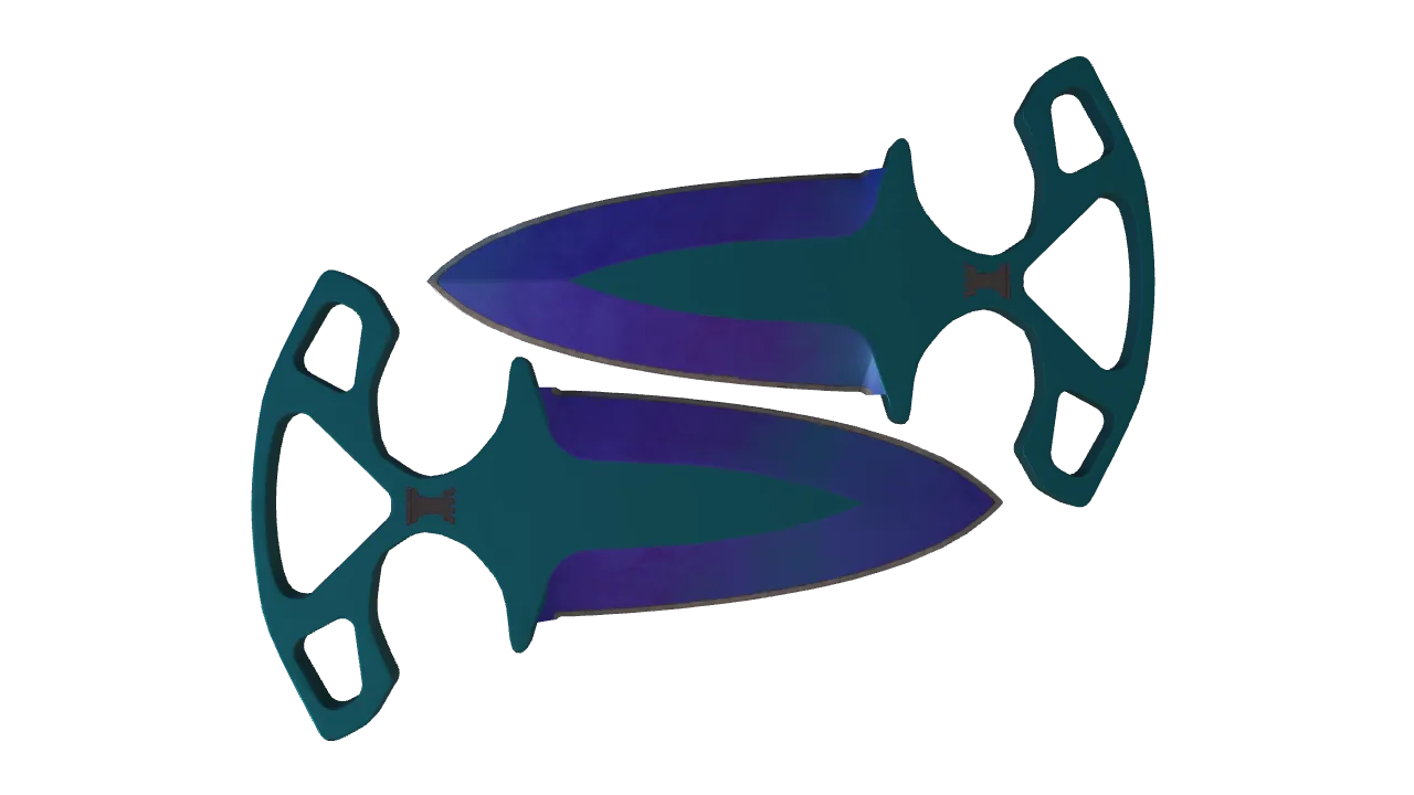 Shadow Daggers | Doppler (Sapphire) seed #716, back
