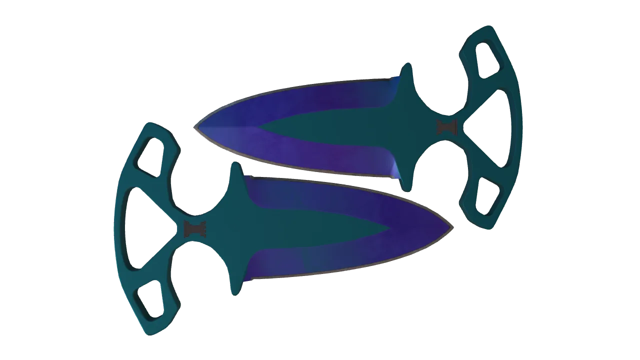 Shadow Daggers | Doppler (Sapphire) seed #717, back