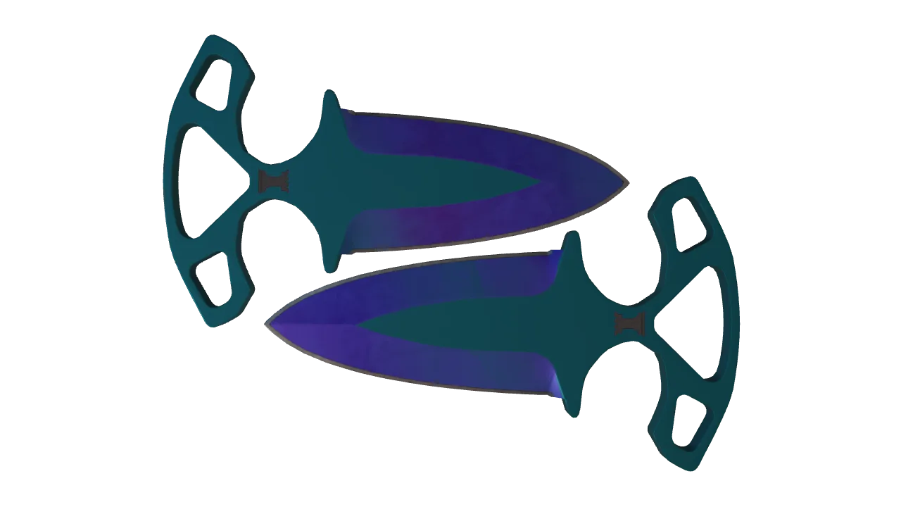 Shadow Daggers | Doppler (Sapphire) seed #717, front