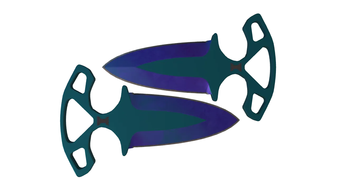 Shadow Daggers | Doppler (Sapphire) seed #727, back