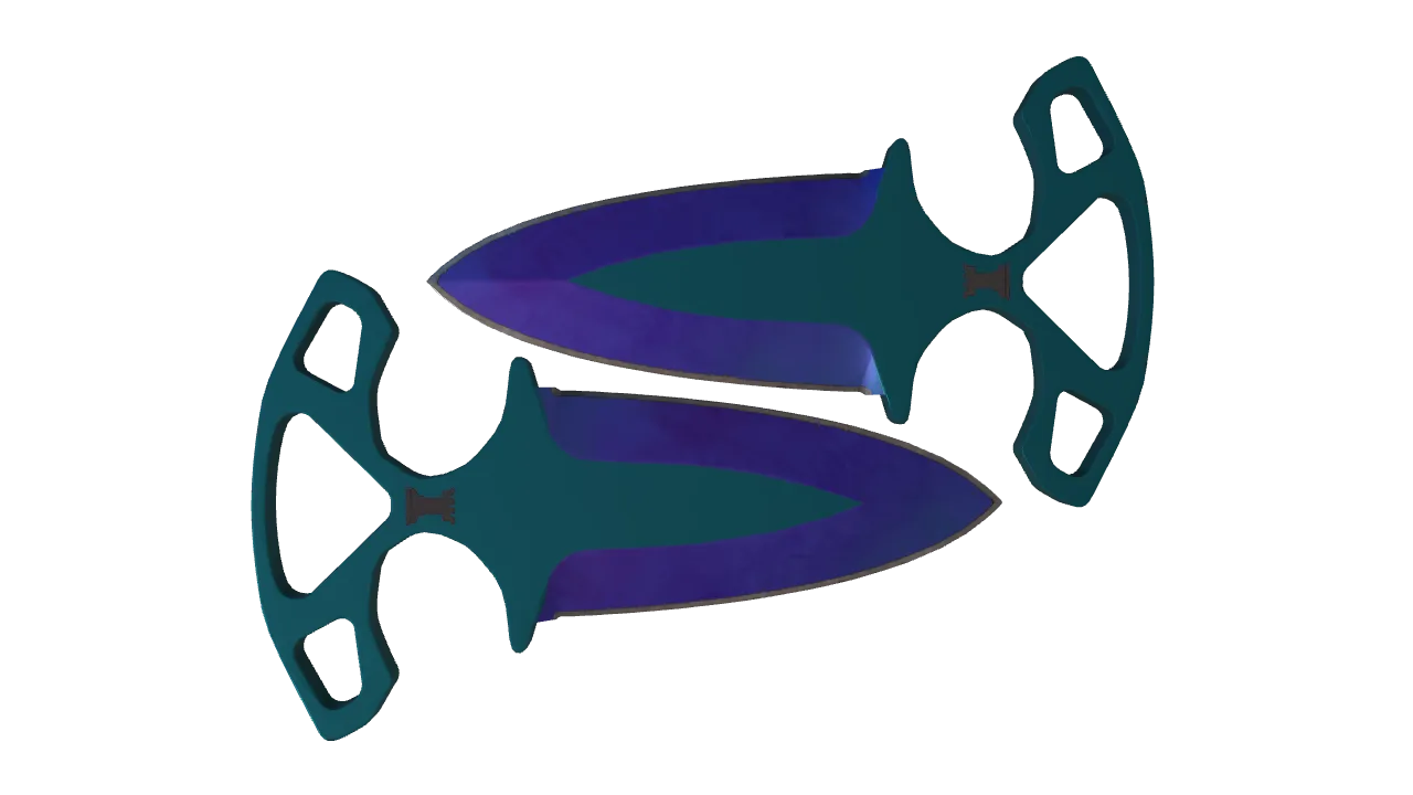 Shadow Daggers | Doppler (Sapphire) seed #73, back