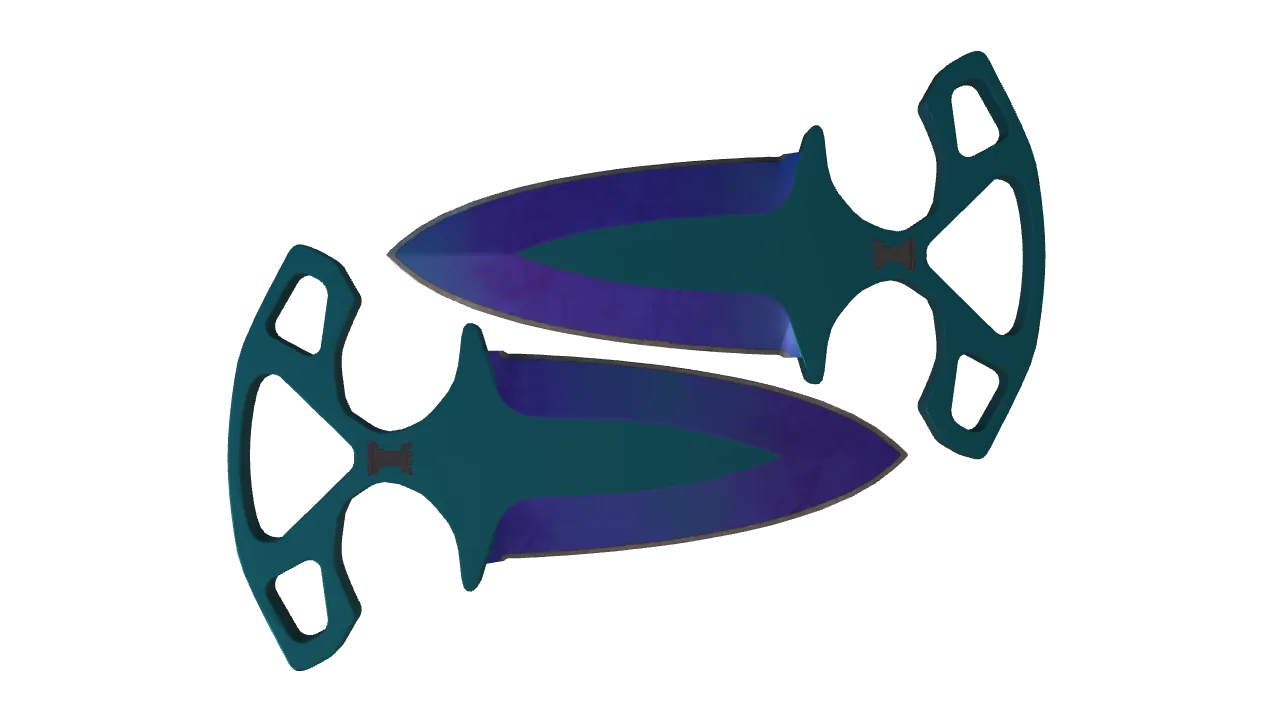 Shadow Daggers | Doppler (Sapphire) seed #737, back