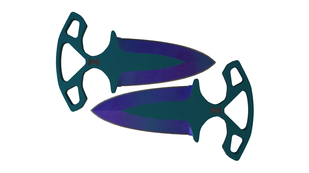 Shadow Daggers | Doppler (Sapphire) seed #737, front