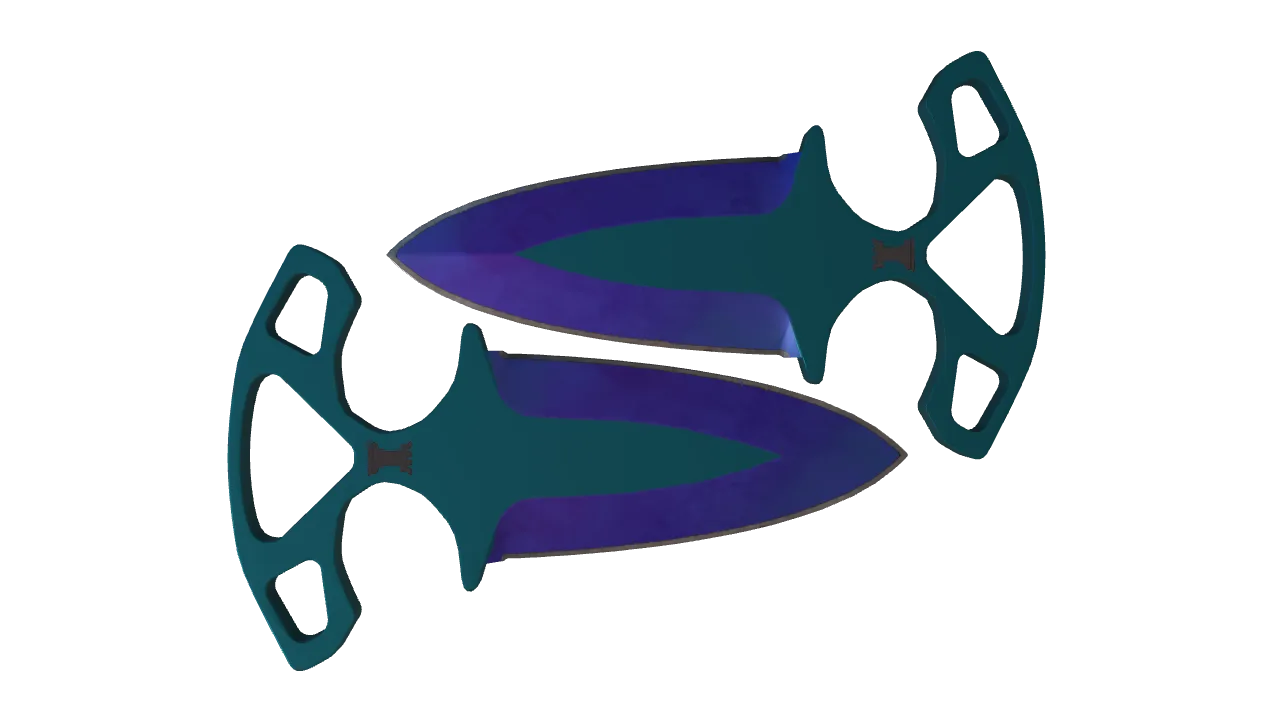 Shadow Daggers | Doppler (Sapphire) seed #749, back
