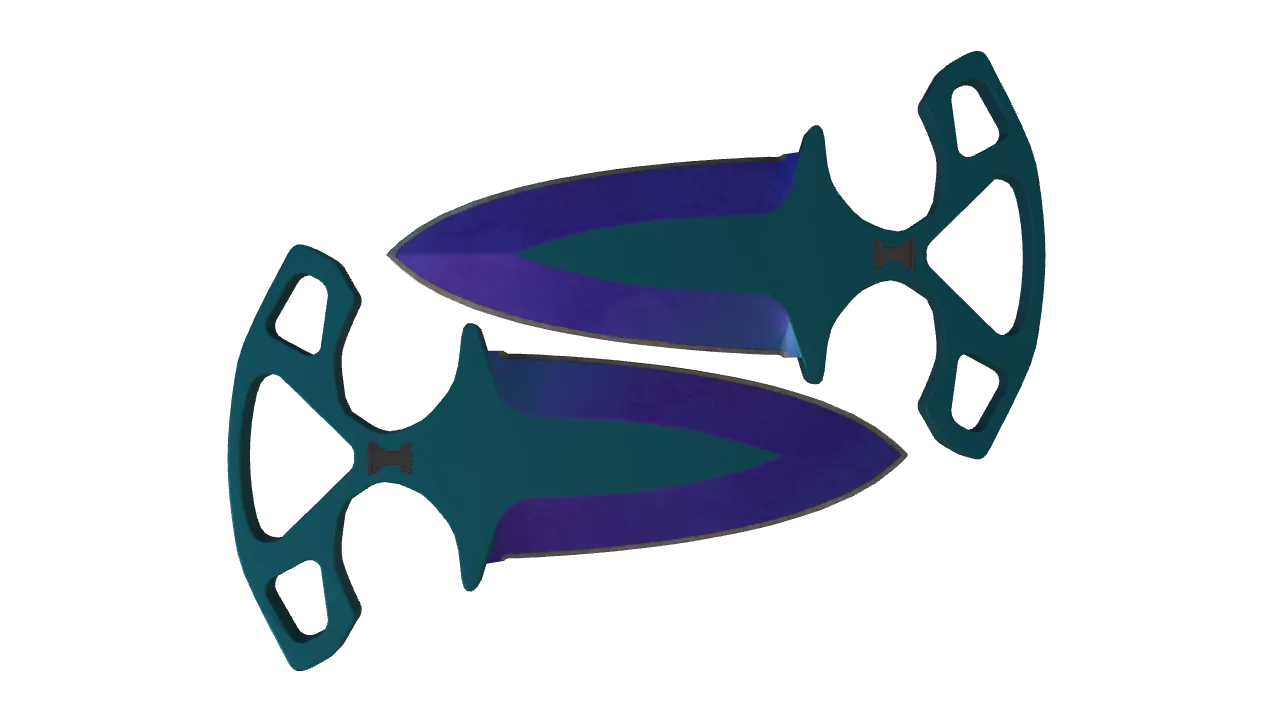 Shadow Daggers | Doppler (Sapphire) seed #759, back