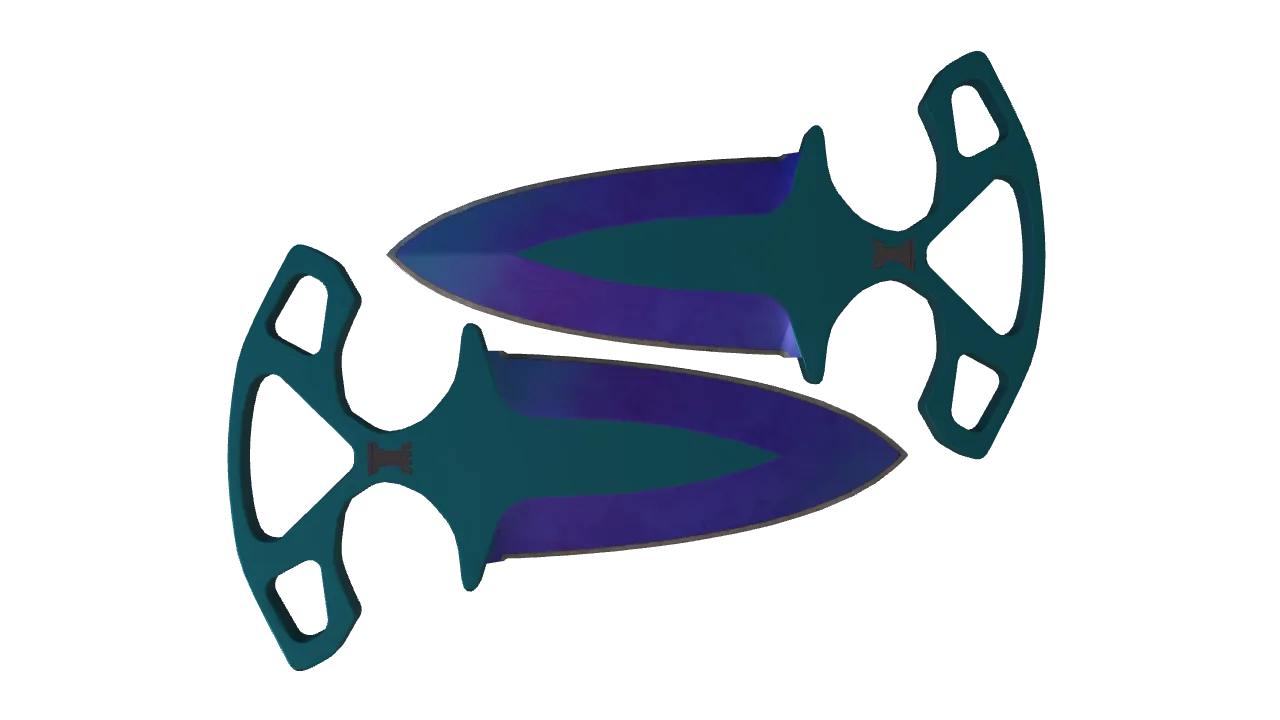 Shadow Daggers | Doppler (Sapphire) seed #762, back