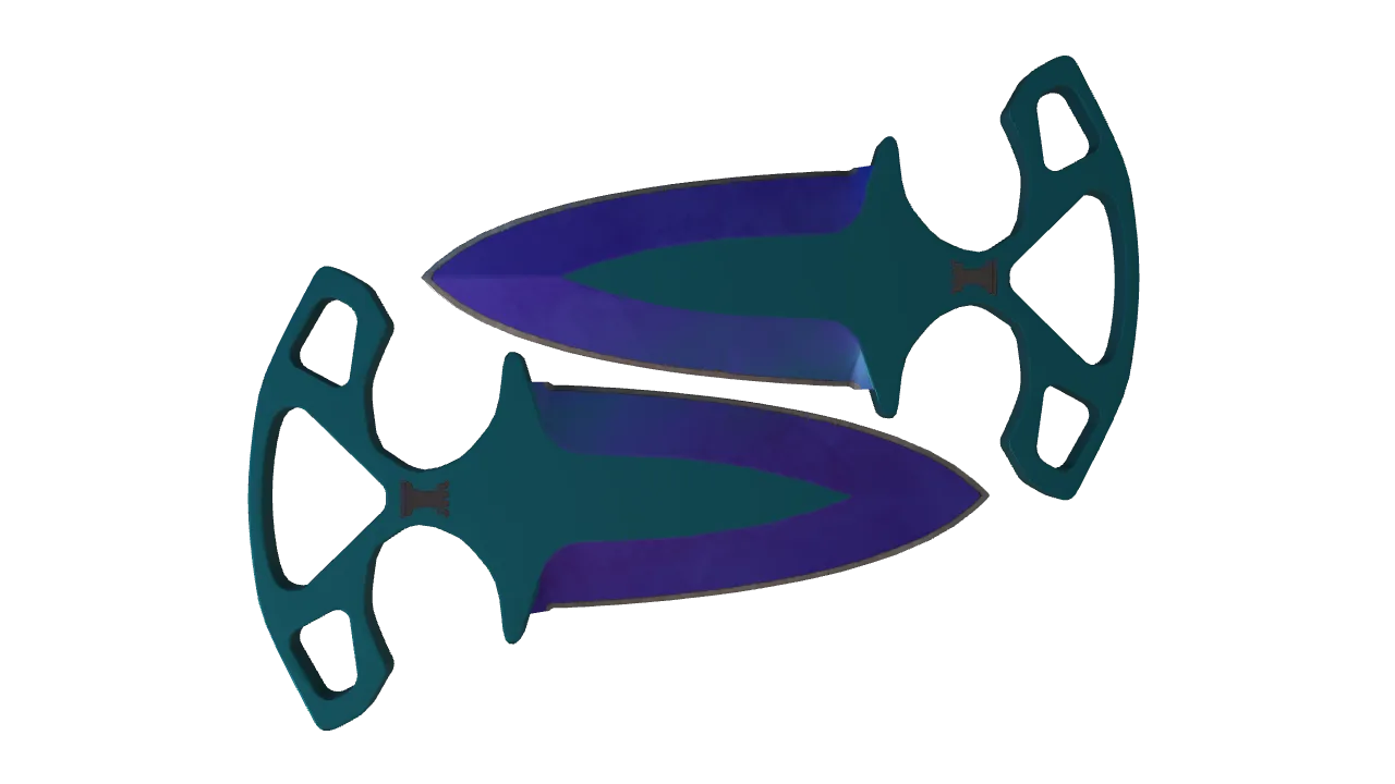 Shadow Daggers | Doppler (Sapphire) seed #781, back