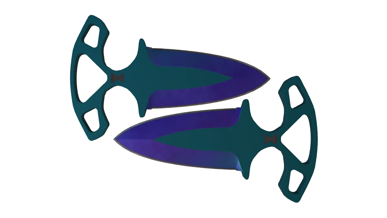 Shadow Daggers | Doppler (Sapphire) seed #781, front